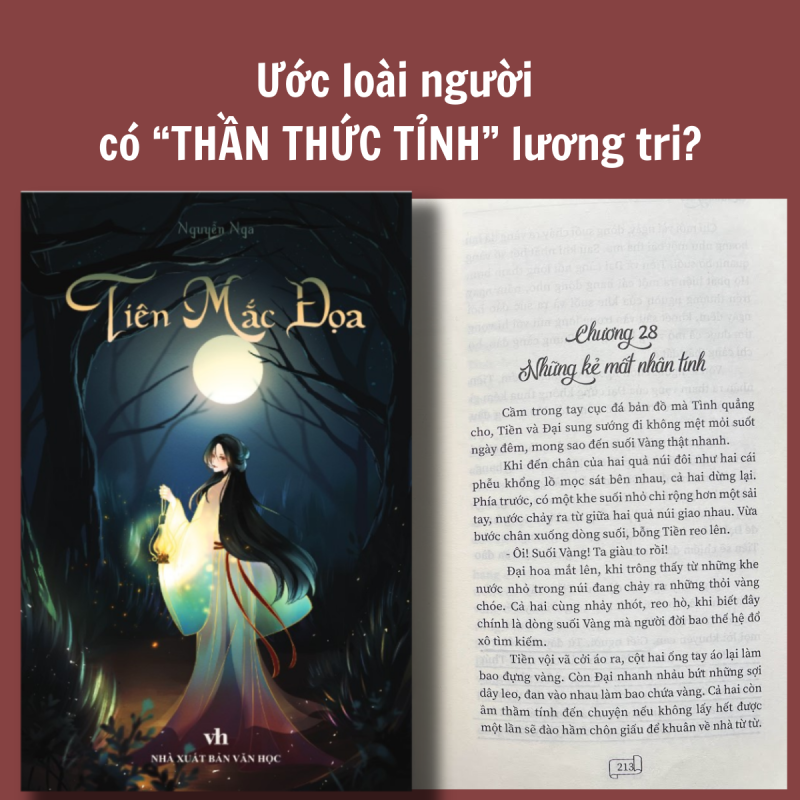 trích tiểu thuyết hay Tiên mắc đọa Nguyễn Nga
