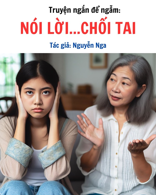 Truyện ngắn để ngẫm: NÓI LỜI…CHỐI TAI - TÁC GIẢ NGUYỄN NGA 1 truyện ngắn nói lời chối tai tác giả Nguyễn Nga