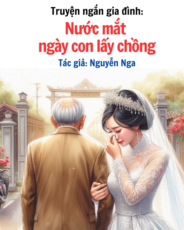 Truyện ngắn về cha cảm động: NƯỚC MẮT NGÀY CON LẤY CHỒNG - TÁC GIẢ NGUYỄN NGA