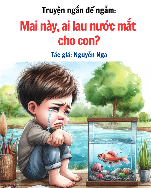 Truyện ngắn giúp nuôi dưỡng tâm hồn: MAI NÀY, AI LAU NƯỚC MẮT CHO CON - Tác giả Nguyễn Nga 1 Truyện ngắn giúp nuôi dưỡng tâm hồn:, Mai này ai lau nước mắt cho con, tác giả Nguyễn Nga