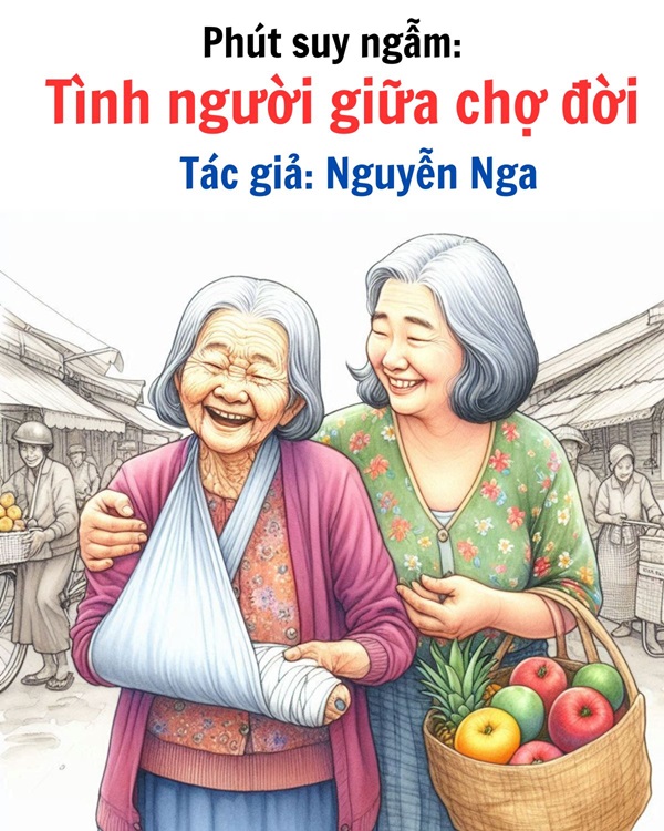 Phút Suy Ngẫm: Tình người giữa chợ đời - tác giả Nguyễn Nga 1 phút suy ngẫm thú vị tình người giữa chợ đời tác giả Nguyễn Nga