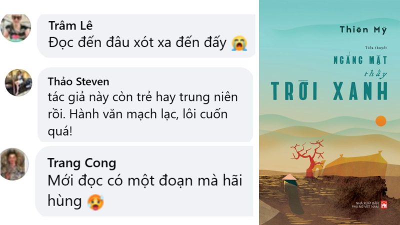 review của bạn đọc về tiểu thuyết NGẨNG MẶT THẤY TRỜI XANH CỦA THIÊN MỸ
