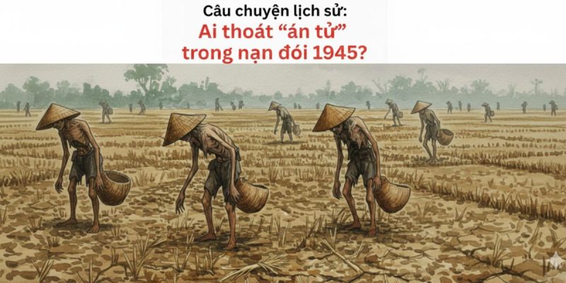 SỰ THẬT NẠN ĐÓI ẤT DẬU: AI ĐƯỢC TẤM VÉ nạn đói Ất Dậu năm 1945 qua sách lịch sử